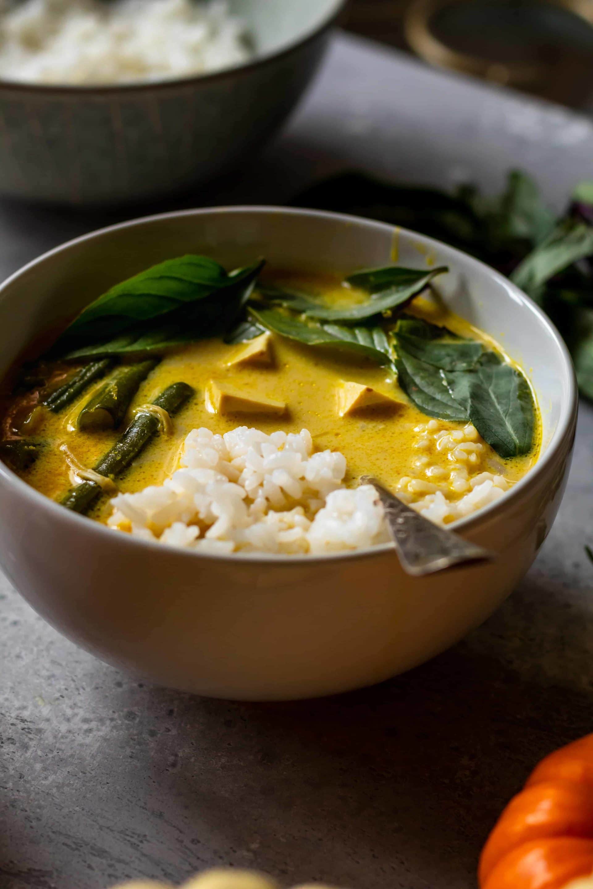 Vegetarian Pumpkin Tofu Curry Cooking Therapy