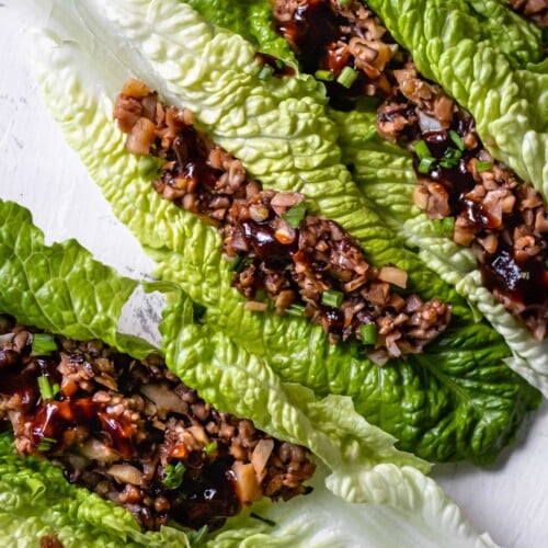 Shiitake Mushroom Lettuce Wraps Cooking Therapy