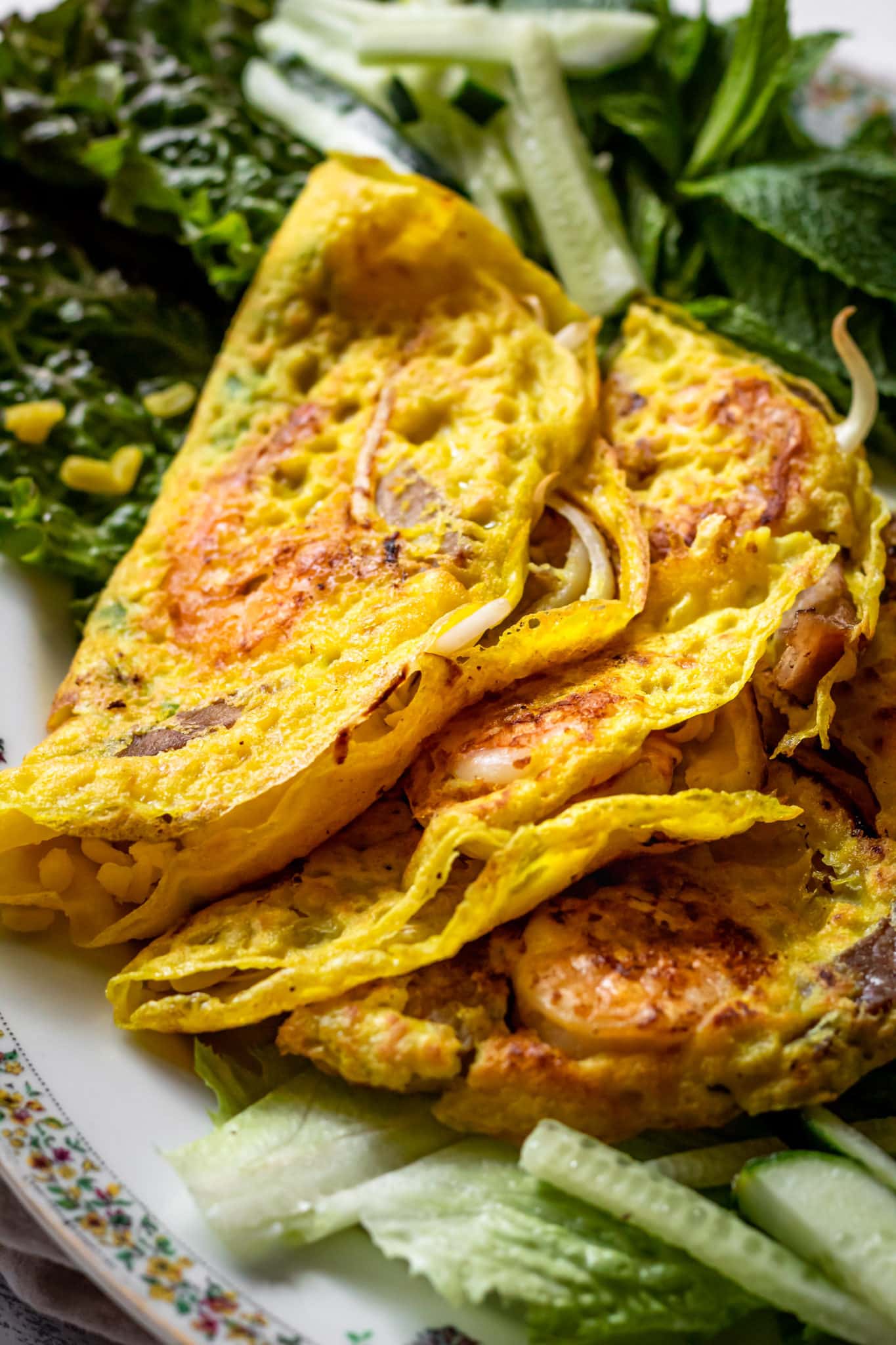 Banh Xeo Recipe (Vietnamese Sizzling Crepes) Cooking Therapy