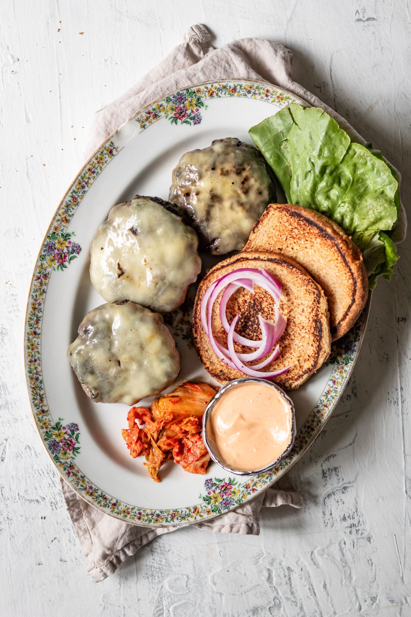 Korean BBQ Burger Cooking Therapy