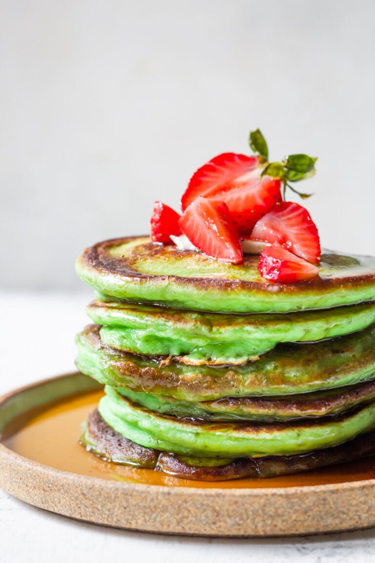 Gluten Free Pandan Mochi Pancakes Cooking Therapy