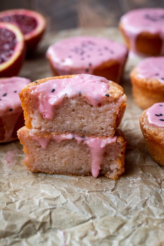 Blood Orange Mochi Muffins Cooking Therapy