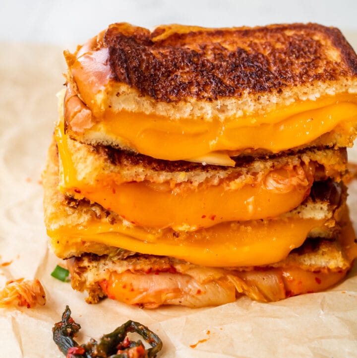 Kimchi Grilled Cheese Cooking Therapy