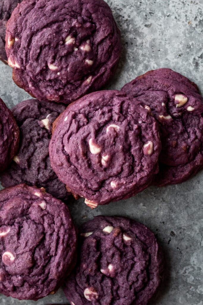 White Chocolate Ube Cookies Cooking Therapy