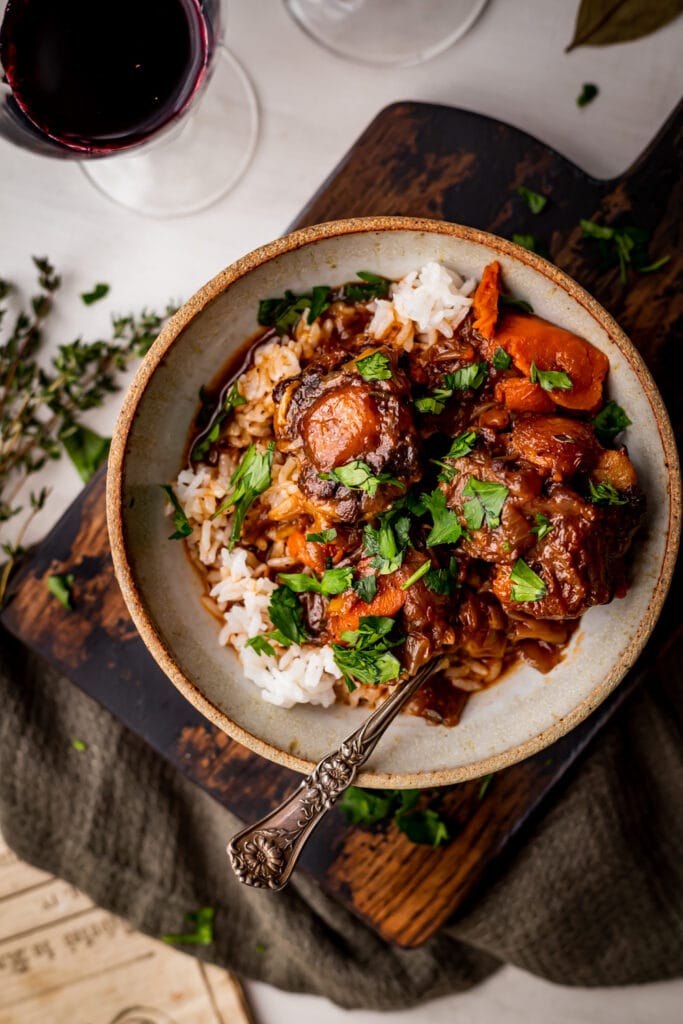 Wine Braised Oxtail Recipe Cooking Therapy