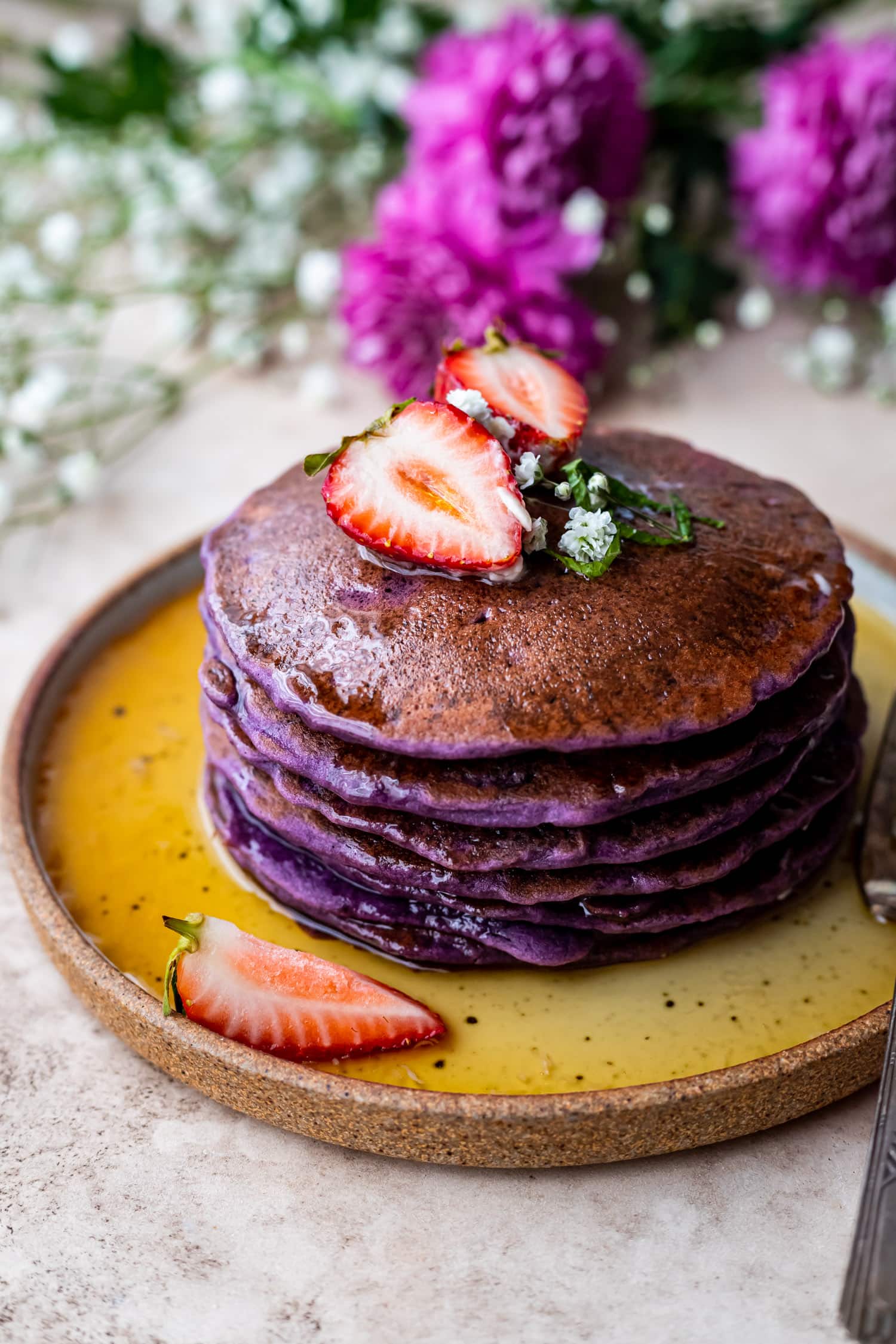 Ube Mochi Pancakes Cooking Therapy