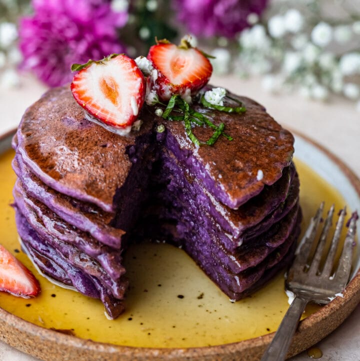 Ube Mochi Pancakes Cooking Therapy