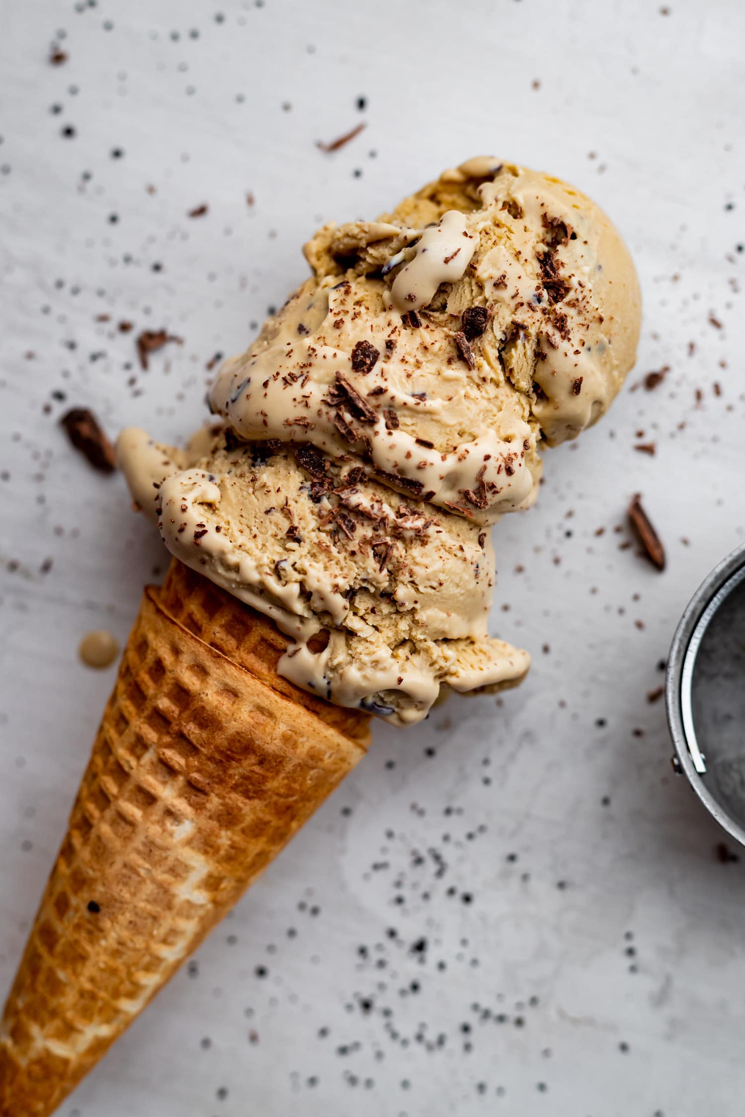 Vietnamese Coffee Ice Cream (with Chocolate Chips) Cooking Therapy