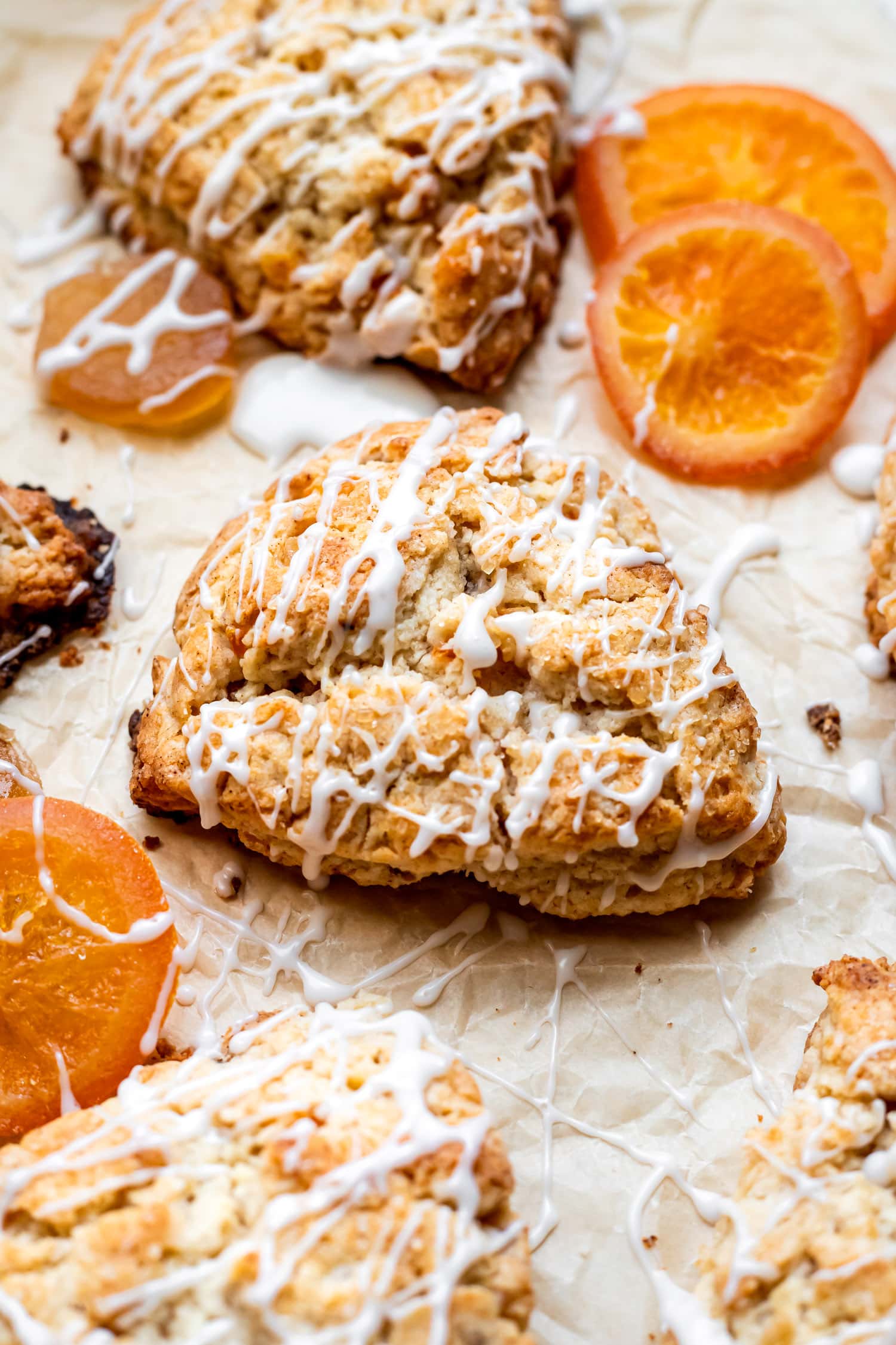 Candied Ginger Orange Scones Cooking Therapy