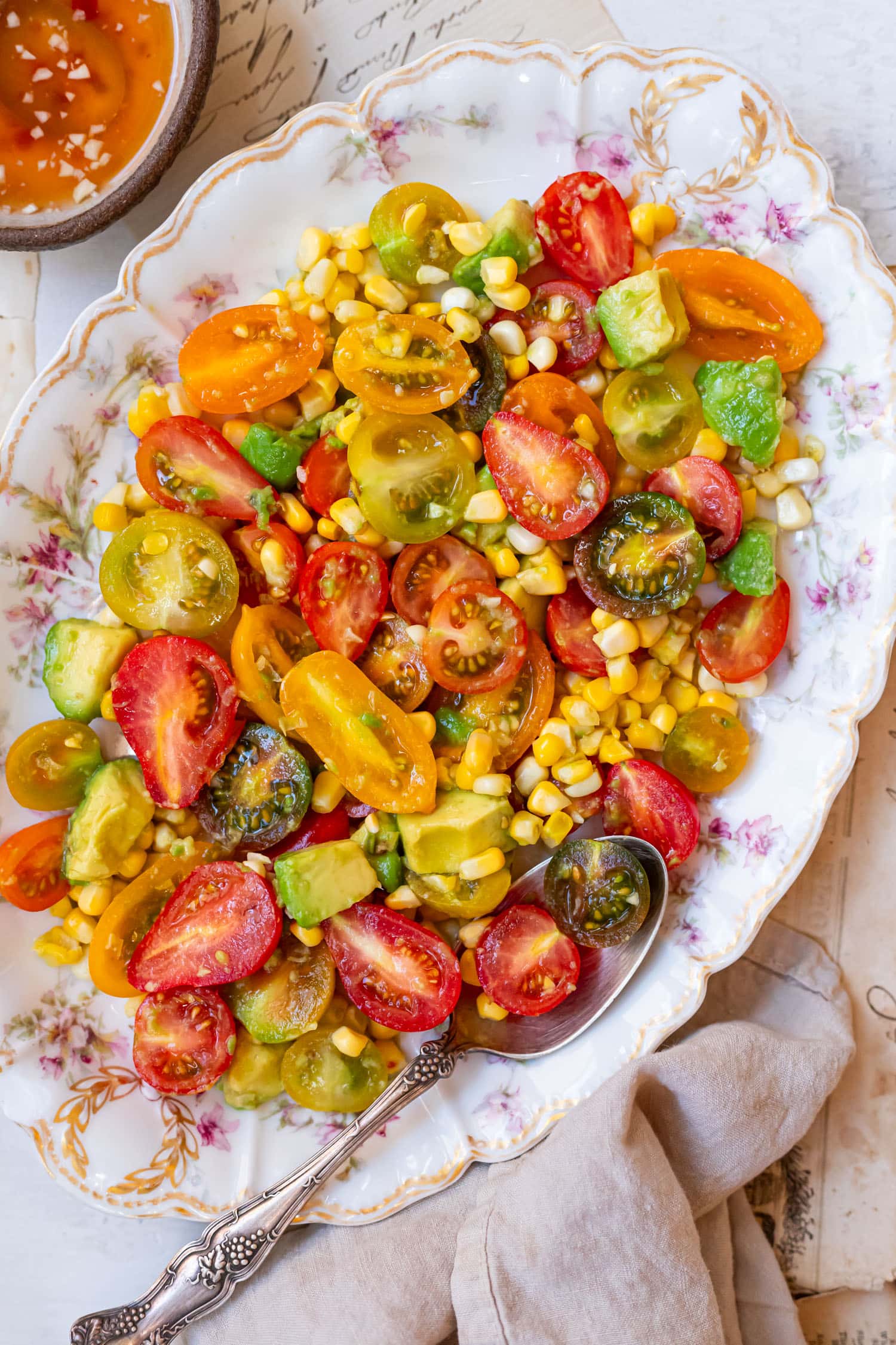 15-Minute Vietnamese Inspired Tomato Corn Salad