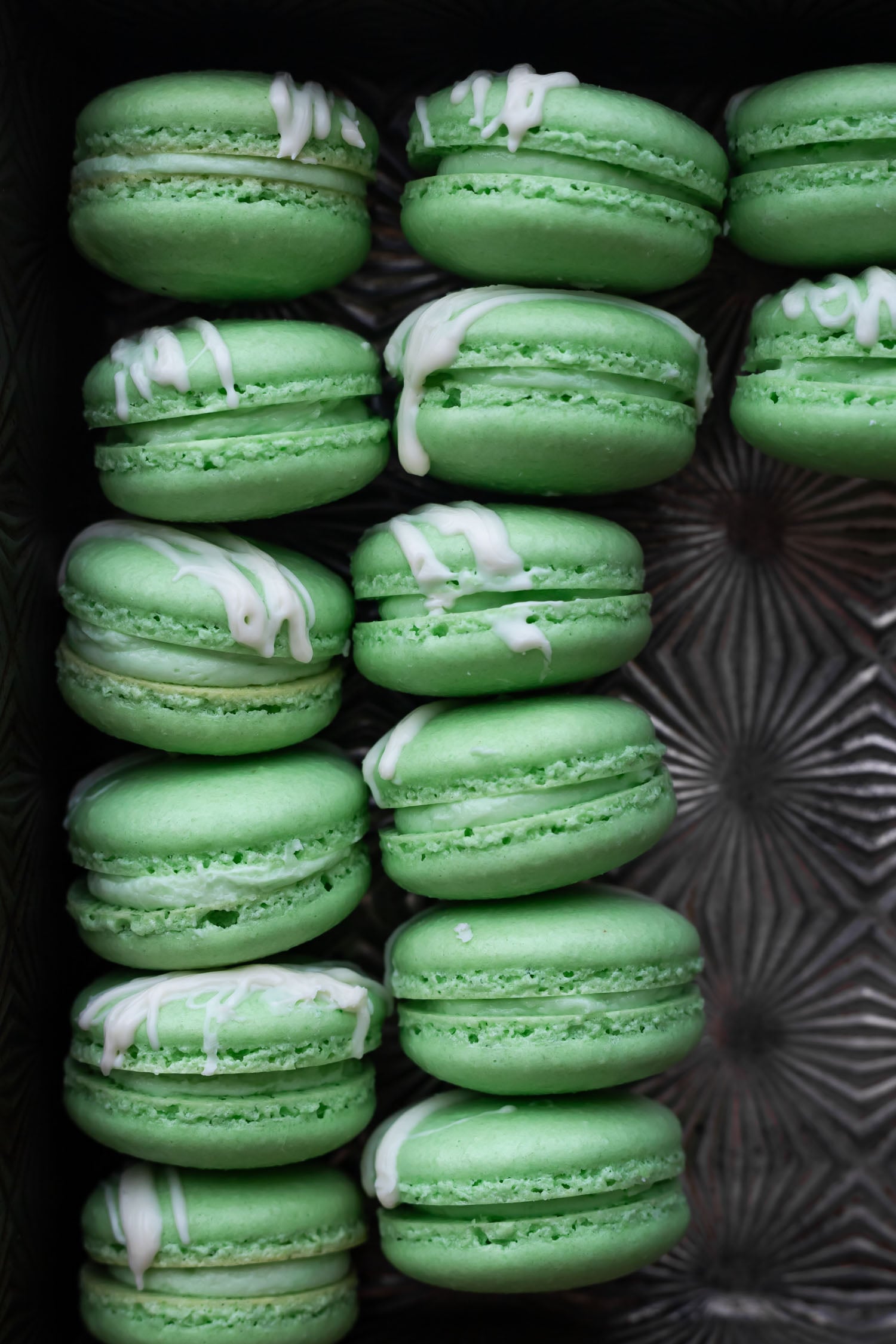 Beginner Friendly Pandan Macarons