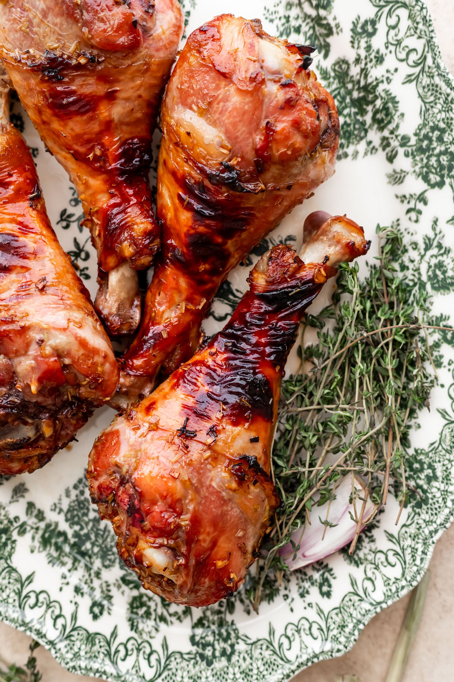 Roasted Lemongrass Turkey Legs