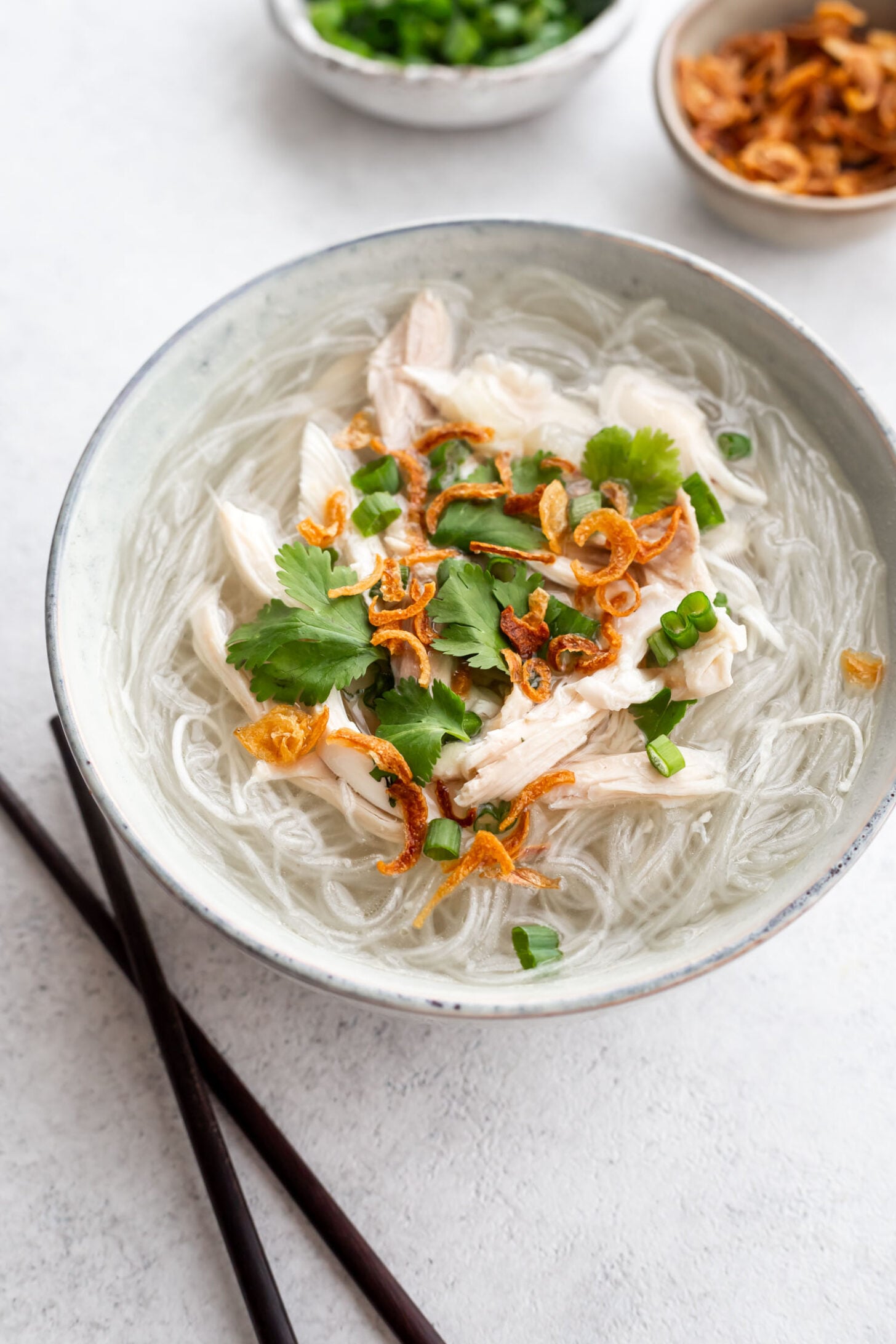 Simple Mien Ga (Vietnamese Chicken Soup with Glass Noodles) - Cooking
