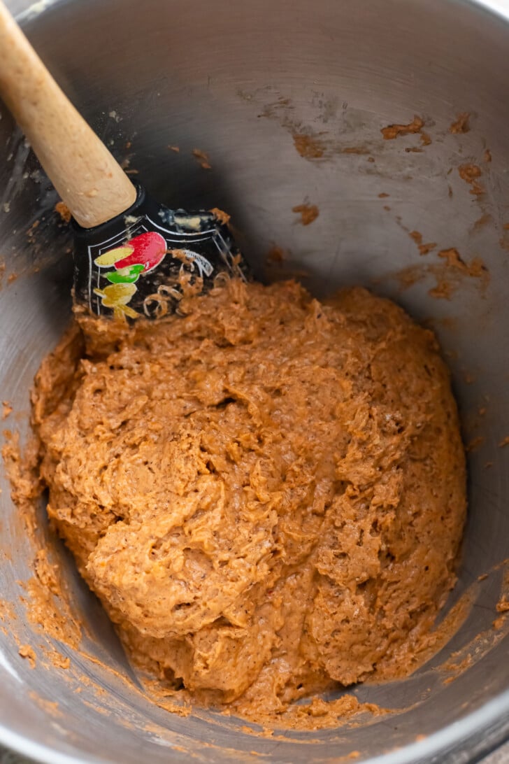 Thai tea cake mixture