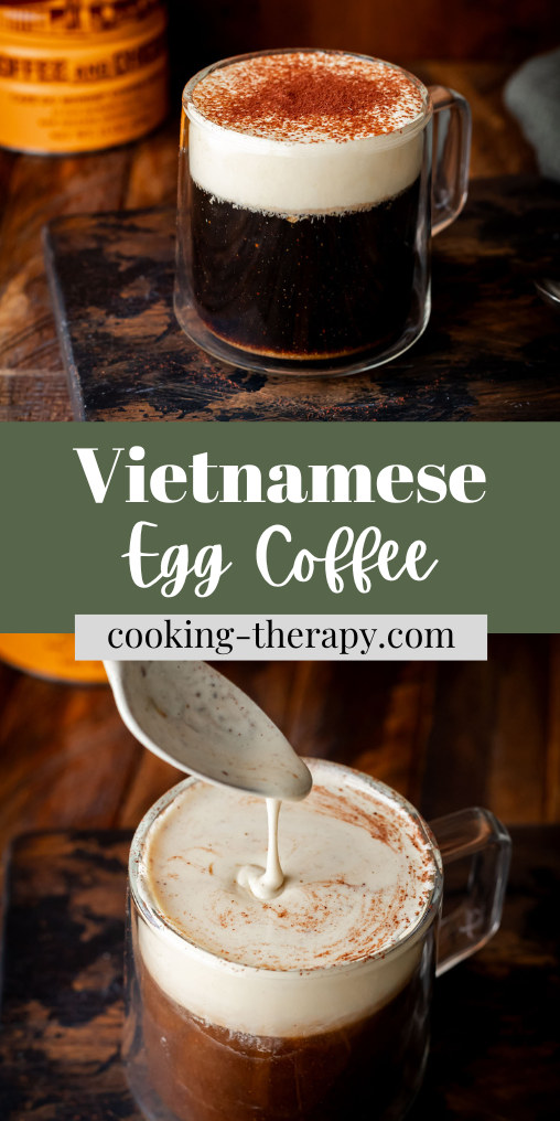 Vietnamese egg coffee pinterest