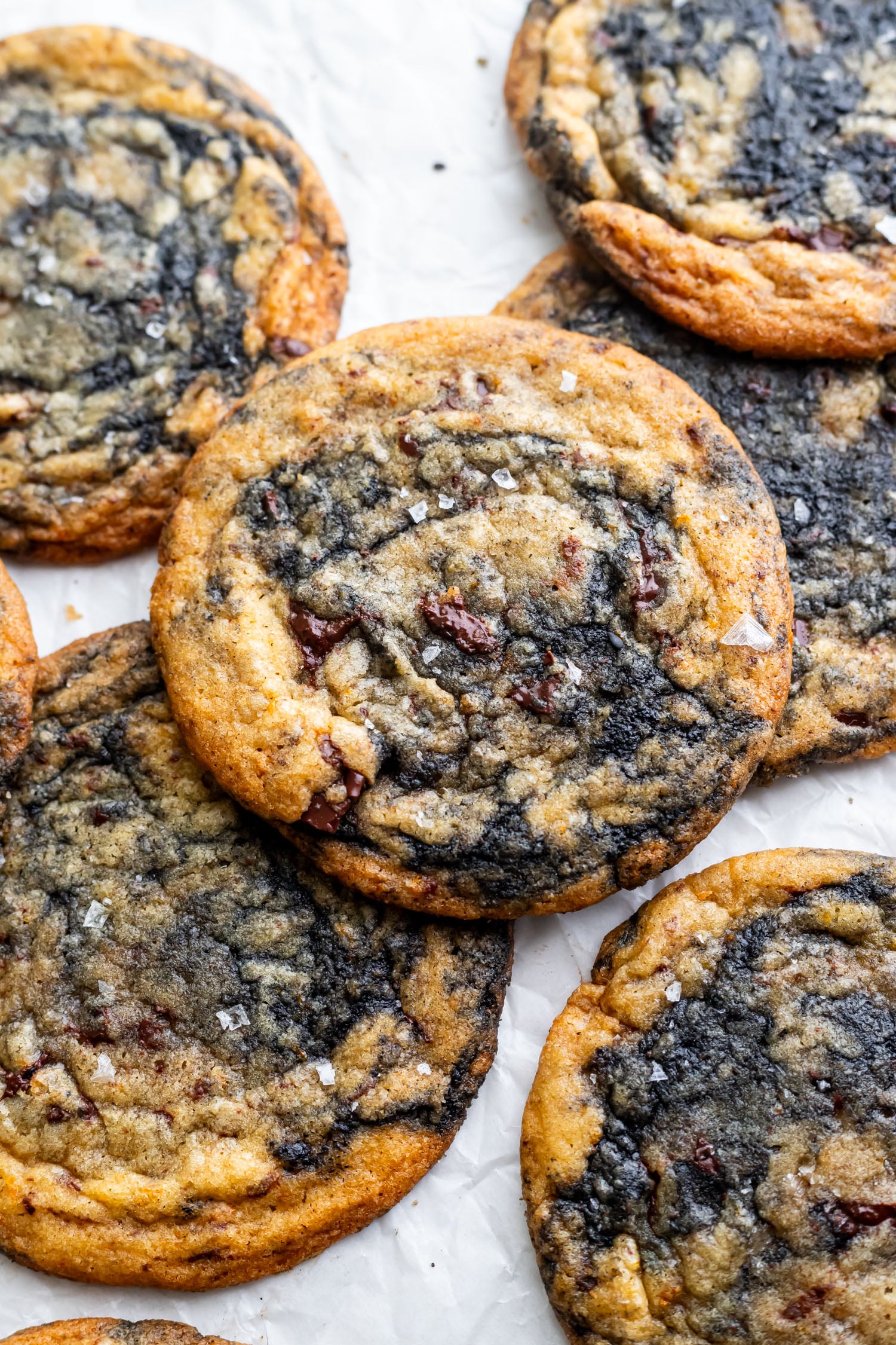 Orange Black Sesame Cookies - Cooking Therapy