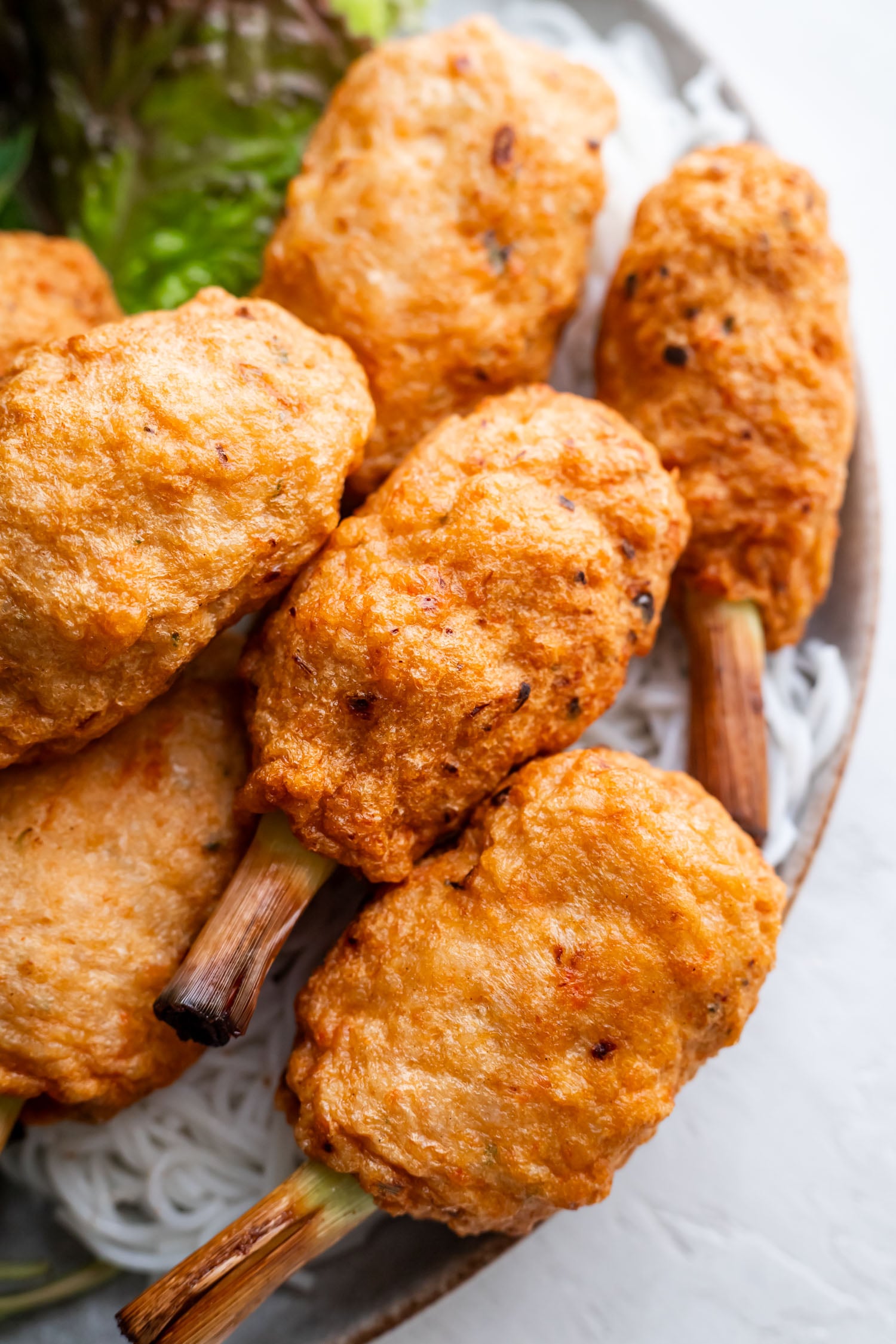 Chạo Tôm with Lemongrass Skewers
